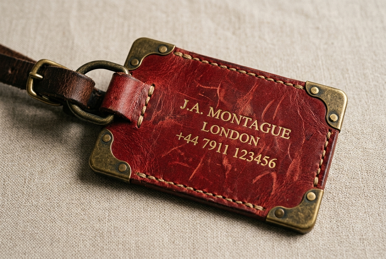 Monogram D Luggage Tag
