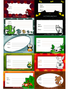 Assorted Creatures Luggage Tags